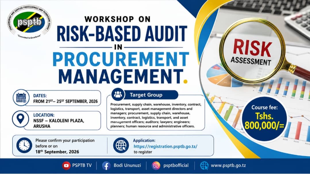 WORKSHOP ON RISK-BASED AUDIT IN PROCUREMENT MANAGEMENT