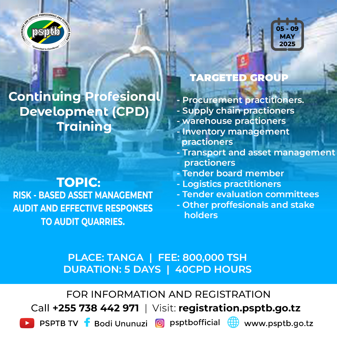 FIVE (5) DAYS TRAINING ON RISK-BASED ASSET MANAGEMENT AUDIT AND EFFECTIVE RESPONSES TO AUDIT QUARRIES